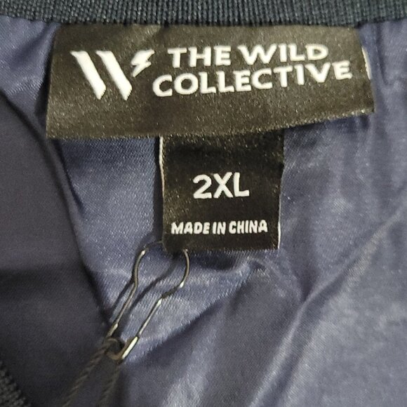 Chicago Bears Sequin Ombre Jacket Women Size 2XL The Wild Collective NFL XXL NEW - Picture 11 of 16